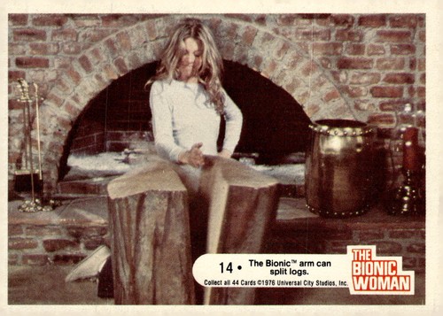 1976 donruss bionic woman 14 - woman, #14